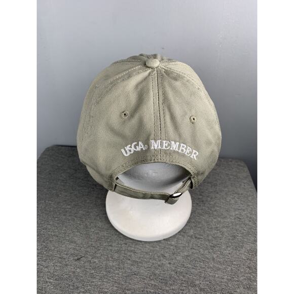 US Open USGA Member Hat 2013 Merion Adjustable Strap Tan embroidered - Picture 3 of 5